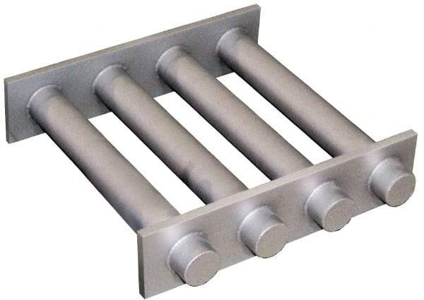 Mag-Mate - 10 Inch Long Square Grate Separator - Ceramic Magnet, Diverter, 5 Tubes - First Tool & Supply