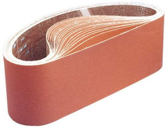 3M - 52" Wide x 103" OAL, 180 Grit, Aluminum Oxide Abrasive Belt - Aluminum Oxide, Very Fine, Coated, F Weighted Paper Backing, Series 366UZ - First Tool & Supply