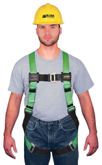Miller HP Series Non-Stretch Harness w/Friction Buckle Shoulder Straps; Mating Buckle Leg Straps & Mating Buckle Chest Strap - First Tool & Supply