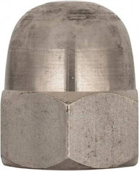 Value Collection - M22x2.5 Metric Coarse, 34mm Width Across Flats, Uncoated, Stainless Steel Acorn Nut - 39mm Overall Height, Austenitic A4, DIN 1587 - First Tool & Supply