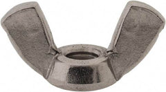 Value Collection - M6x1.00 Metric Coarse, Stainless Steel Standard Wing Nut - Grade 316, Austenitic Grade A4, 27.5mm Wing Span, 13.6mm Wing Span - First Tool & Supply