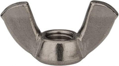 Value Collection - M8x1.25 Metric Coarse, Stainless Steel Standard Wing Nut - Grade 316, Austenitic Grade A4, 30.3mm Wing Span, 14.8mm Wing Span - First Tool & Supply