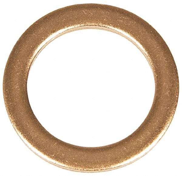 Dorman - 5/8 SO, 11/16 SAE, 11/16" ID x 1-1/16" OD Oil Drain Plug Gasket - 3/32" Thick, Copper - First Tool & Supply