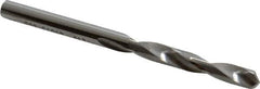 SGS - #13 118° Solid Carbide Jobber Drill - Bright Finish, Right Hand Cut, Spiral Flute, Straight Shank, 2-3/4" OAL, Faceted Point - First Tool & Supply