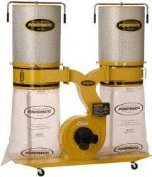 Jet - 115/230 Volt Dust Collector - 236 CFM Air Flow, 10-1/2" Static Pressure Water Level - First Tool & Supply