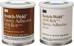 3M - 32 oz Can Two Part Epoxy - 60 min Working Time, 3,000 psi Shear Strength, Series 1838 - First Tool & Supply