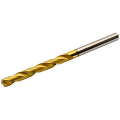 Seco - 0.2756" 140° Solid Carbide Jobber Drill - Multilayer TiAlN Finish, Right Hand Cut, Spiral Flute, Straight Shank, 3.583" OAL, Standard Point - First Tool & Supply