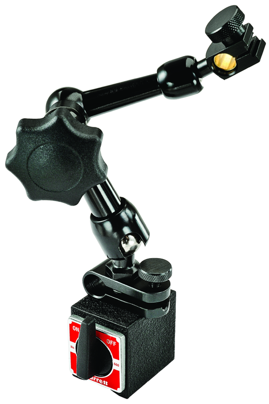 #660 - 1-3/16 x 1-9/16 x 1-3/8" Base Size  - Power On/Off with Triple-Jointed Arm - Magnetic Base Indicator Holder - First Tool & Supply