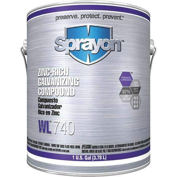 Sprayon - 1 Gal Zinc Cold Galvanizing Compound - Comes in Can - First Tool & Supply