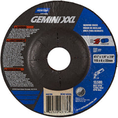 ‎4-1/2″ × 1/4″ × 7/8″ Gemini Depressed Center Wheel Type 27 Aluminum Oxide - First Tool & Supply