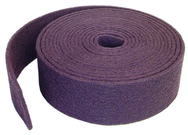 4'' x 30 ft. - Maroon - Aluminum Oxide Fine Grit - Bear-Tex Clean & Blend Roll - First Tool & Supply