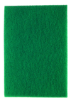 3-1/4 x 6-1/4 x 3/4" - Green/Yellow; Scour-N-Sponge Pad; Aluminum Oxide; Very Fine - First Tool & Supply
