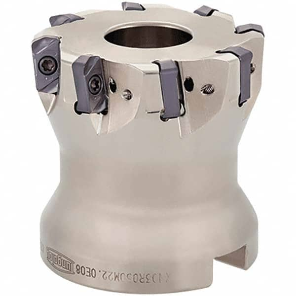 Tungaloy - 2" Cut Diam, 3/4" Arbor Hole, Indexable High-Feed Face Mill - First Tool & Supply