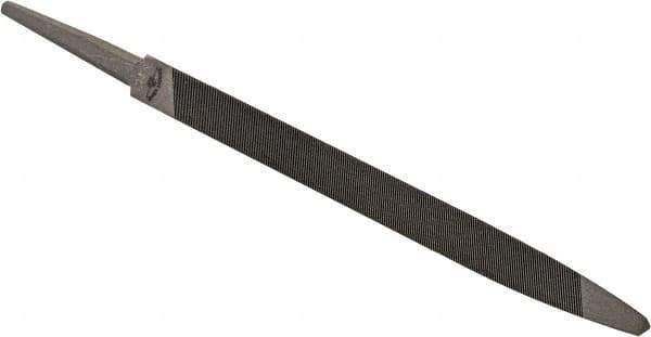 Value Collection - 5" Long, Taper American-Pattern File - Single Cut, 1/4" Overall Thickness, Tang - First Tool & Supply