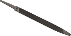 Value Collection - 5" Long, Taper American-Pattern File - Single Cut, 1/4" Overall Thickness, Tang - First Tool & Supply