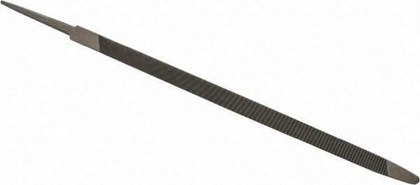 Value Collection - 9-3/4" Long, Taper American-Pattern File - Single Cut, 0.33" Overall Thickness, Tang - First Tool & Supply