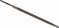 Value Collection - 5.27" Long, Taper American-Pattern File - Single Cut, 0.16" Overall Thickness, Tang - First Tool & Supply