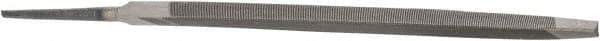 Value Collection - 6.44" Long, Taper American-Pattern File - Single Cut, 1/4" Overall Thickness, Tang - First Tool & Supply