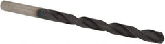 Hertel - 21/64" 135° High Speed Steel Jobber Drill - TiCN Finish, Right Hand Cut, Spiral Flute, Straight Shank, 4-5/8" OAL, Split Point - First Tool & Supply