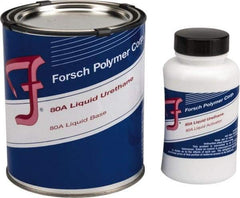 Forsch Polymer Corp - 1 Lb Kit Tan Polyurethane Castable Rubber - 100°F Max Operating Temp, 30 min Tack Free Dry Time, 24 hr Full Cure Time, Series URS 5180 - First Tool & Supply