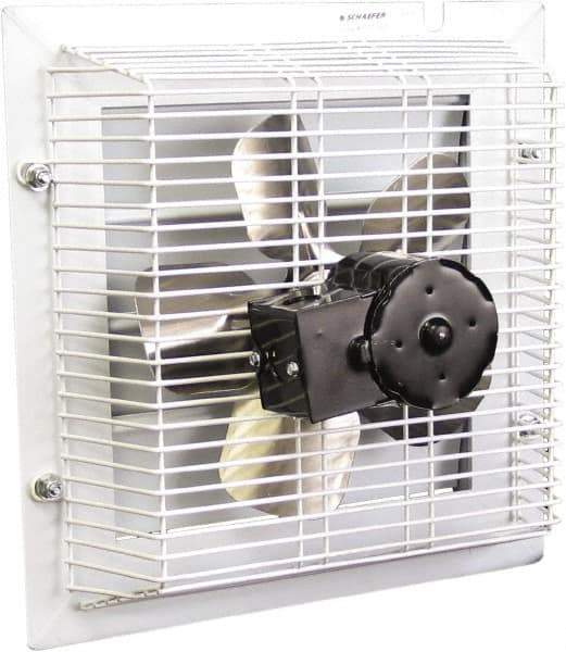 Schaefer Ventilation Equipment - Shutters Fan Size: 12 (Inch) Opening Height: 12-5/8 (Inch) - First Tool & Supply