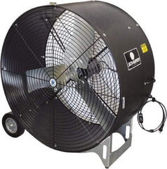 Schaefer Ventilation Equipment - 36" Blade, 1/2 hp, 11,700 CFM, Industrial Circulation Fan - Portable with Wheels, 1 Speed - First Tool & Supply