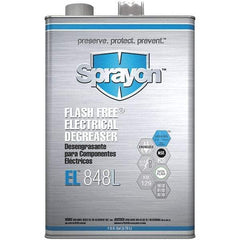 Sprayon - 1 Gallon Can Electrical Grade Cleaner/Degreaser - 37,000 Volt Dielectric Strength, Nonflammable, Food Grade, Plastic Safe - First Tool & Supply