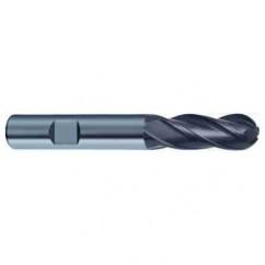 20mm Dia. - 104mm OAL 4 FL Variable Helix Nano-A Carbide Ball Nose End Mill - First Tool & Supply