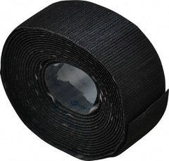 VELCRO Brand - 2" Wide x 5 Yd Long Adhesive Backed Hook Roll - Continuous Roll, Black - First Tool & Supply