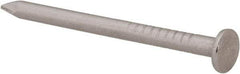 Made in USA - 4D, 14 Gauge, 1-1/2" OAL Common Nails - Smooth Shank, T304 Stainless Steel - First Tool & Supply