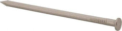 Made in USA - 16D, 8 Gauge, 3-1/2" OAL Common Nails - Smooth Shank, T304 Stainless Steel - First Tool & Supply