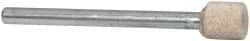 Cratex - 1/4" Head Diam x 1/4" Thickness, W160, Cylinder End, Aluminum Oxide Mounted Point - Fine Grade, 120 Grit, 34,120 RPM - First Tool & Supply
