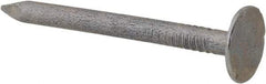 Value Collection - 11 Gauge, 1-1/2" OAL Roofing Nails - Ring Shank, Grade 2 Steel, Galvanized Finish - First Tool & Supply