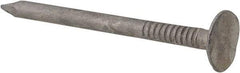 Value Collection - 11 Gauge, 1-3/4" OAL Roofing Nails - Ring Shank, Grade 2 Steel, Galvanized Finish - First Tool & Supply