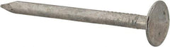 Value Collection - 11 Gauge, 1-3/4" OAL Roofing Nails - Ring Shank, Grade 2 Steel, Galvanized Finish - First Tool & Supply