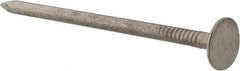 Value Collection - 11 Gauge, 2-1/2" OAL Roofing Nails - Ring Shank, Grade 2 Steel, Galvanized Finish - First Tool & Supply