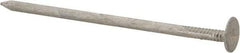 Value Collection - 11 Gauge, 3" OAL Roofing Nails - Ring Shank, Grade 2 Steel, Galvanized Finish - First Tool & Supply