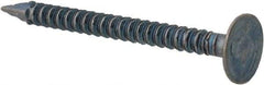 Value Collection - 13 Gauge, 1-3/8" OAL Common Nails - Annular Thread Shank, Grade 2 Steel, Blued Finish - First Tool & Supply