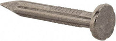 Value Collection - 9 Gauge, 1-1/4" OAL Masonry Nails - Fluted Shank, Grade 2 Steel, Uncoated - First Tool & Supply