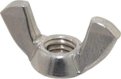 Value Collection - 5/16-18 UNC, Stainless Steel Standard Wing Nut - Grade 18-8, 1-1/4" Wing Span, 0.66" Wing Span - First Tool & Supply