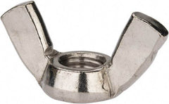 Value Collection - 1/2-13 UNC, Stainless Steel Standard Wing Nut - Grade 18-8, 1.94" Wing Span, 1" Wing Span - First Tool & Supply