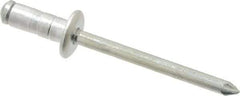 RivetKing - Size 62-64 Dome Head Aluminum Multi Grip Blind Rivet - Steel Mandrel, 0.062" to 1/4" Grip, 3/8" Head Diam, 0.192" to 0.196" Hole Diam, 0.519" Length Under Head, 3/16" Body Diam - First Tool & Supply