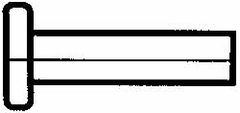 RivetKing - 3/16" Body Diam, Flat Aluminum Solid Rivet - 1/2" Length Under Head, Grade 1100F - First Tool & Supply