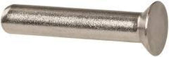 RivetKing - 3/16" Body Diam, Countersunk Stainless Steel Solid Rivet - 1" Length Under Head, Grade 18-8, 90° Countersunk Head Angle - First Tool & Supply