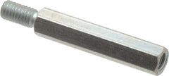 Electro Hardware - #6-32, 0.531" OAL, 1/4" Across Flats, Steel Male/Female Hex Circuit Board Standoff - First Tool & Supply