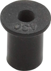 Au-Ve-Co Products - #6-32, 0.452" Diam x 0.062" Thick Flange, Rubber Insulated Rivet Nut - UNC Thread, Neoprene, 7/16" Long x 5/16" Body Diam, 1/2" OAL - First Tool & Supply