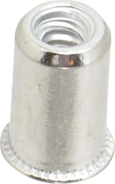 Value Collection - #6-32, 0.01 to 0.08" Grip, #12, Aluminum Standard Rivet Nut - Expander Head - First Tool & Supply