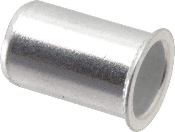 Value Collection - #8-32, 0.01 to 0.08" Grip, #2, Aluminum Standard Rivet Nut - Expander Head - First Tool & Supply