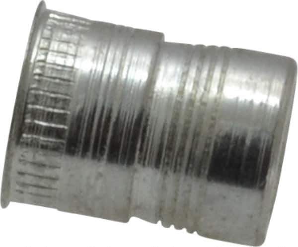 Marson - 1/4-20, 0.51" OAL, Thread-Sert Threaded Insert - 0.391" Hole Diam, 0.408" Head Diam, Steel - First Tool & Supply