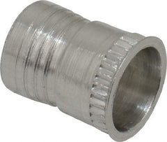 Marson - #10-32, 3/8" OAL, Thread-Sert Threaded Insert - 0.281" Hole Diam, 0.314" Head Diam, Aluminum - First Tool & Supply